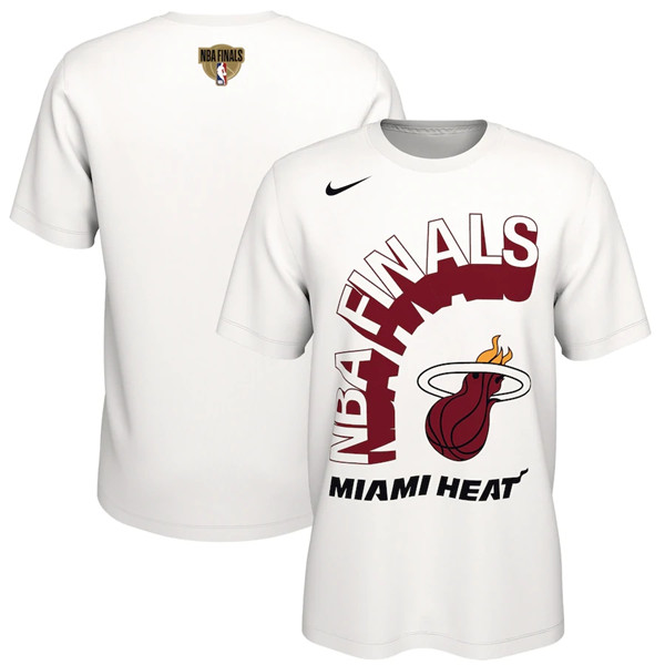 Men's Miami Heat 2020 White Finals Bound NBA T-Shirt